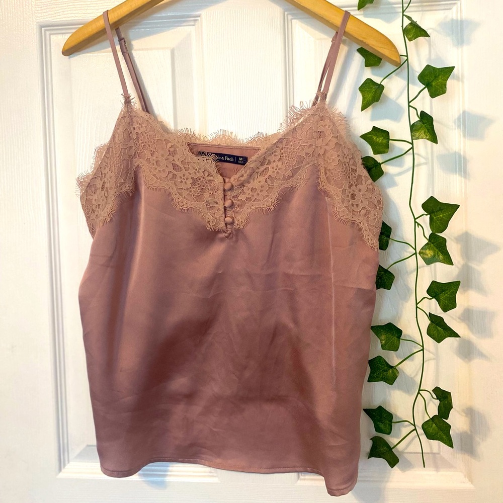Abercrombie & Fitch camisole top in Blush color